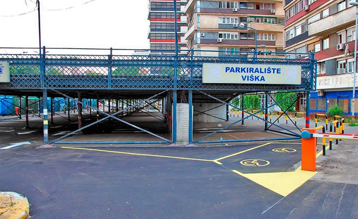Parkiralište Viška u Beogradu