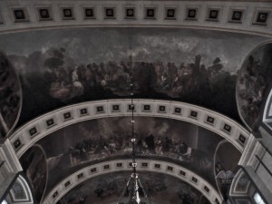 Beautiful frescoes at Saborna Church in Belgrade