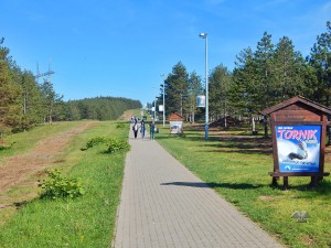 Path that leads to the monument