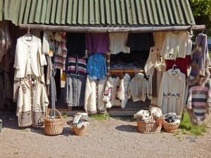 Handmade clothes in Sirogojno