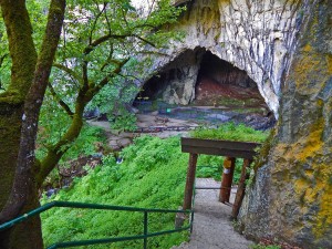 Entrance to Stopica Cave on Zlatibor Mountain