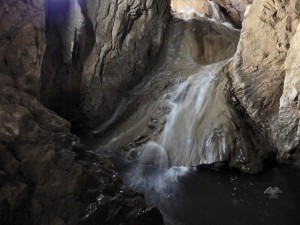 Waterfall in Stopica Cave