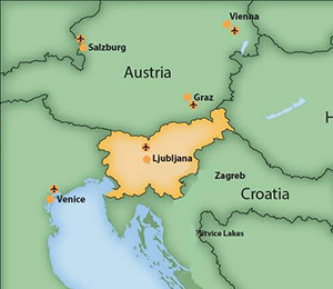Mapa Ljubljane
