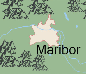 Mapa Maribora