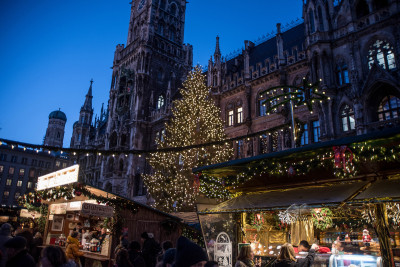Christmas tree in Munich