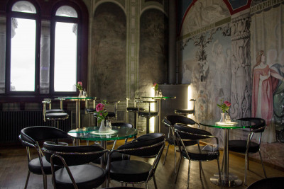 Cafetería dentro del castillo de Neuschwanstein