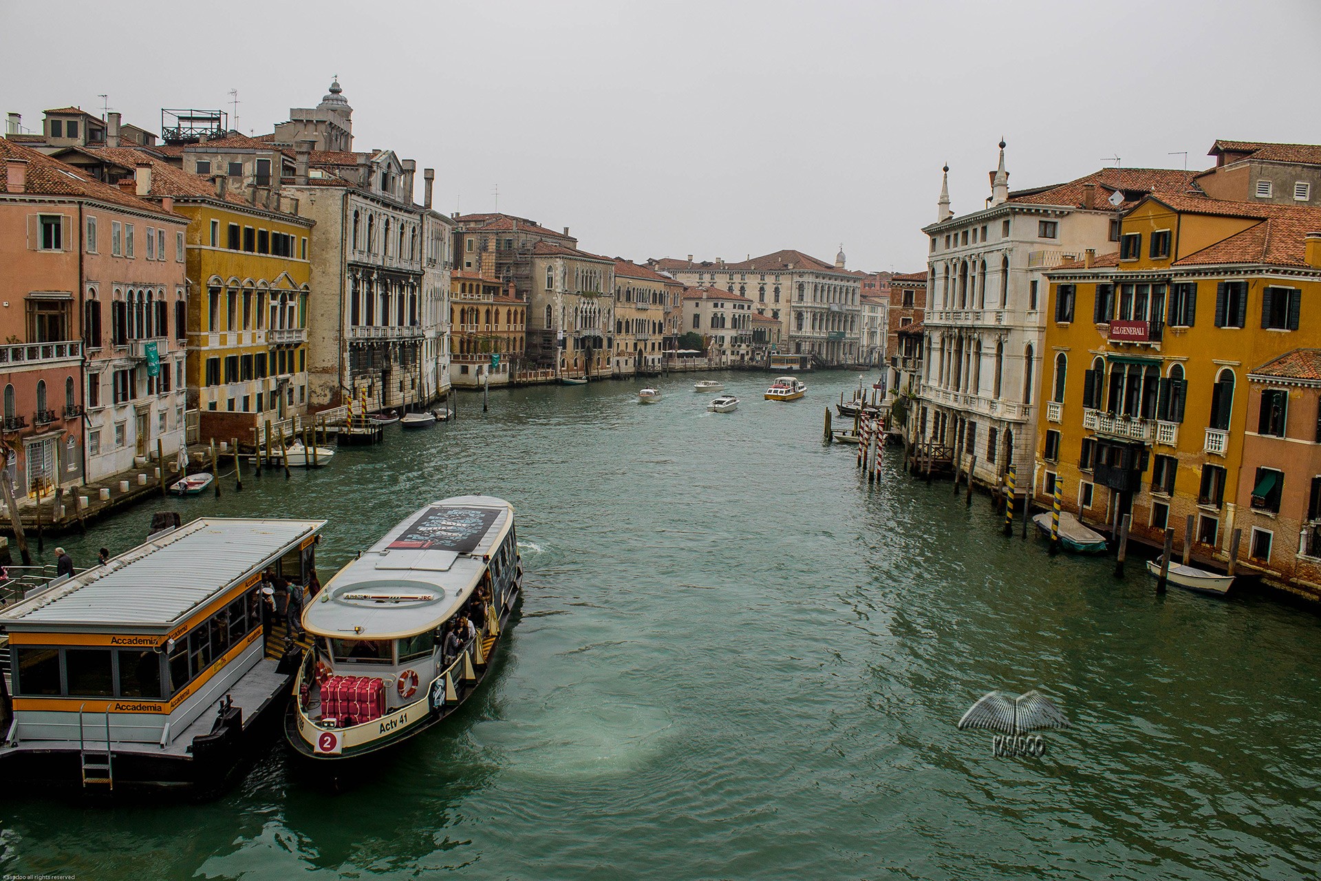 Accademia vaporetto station in Venice