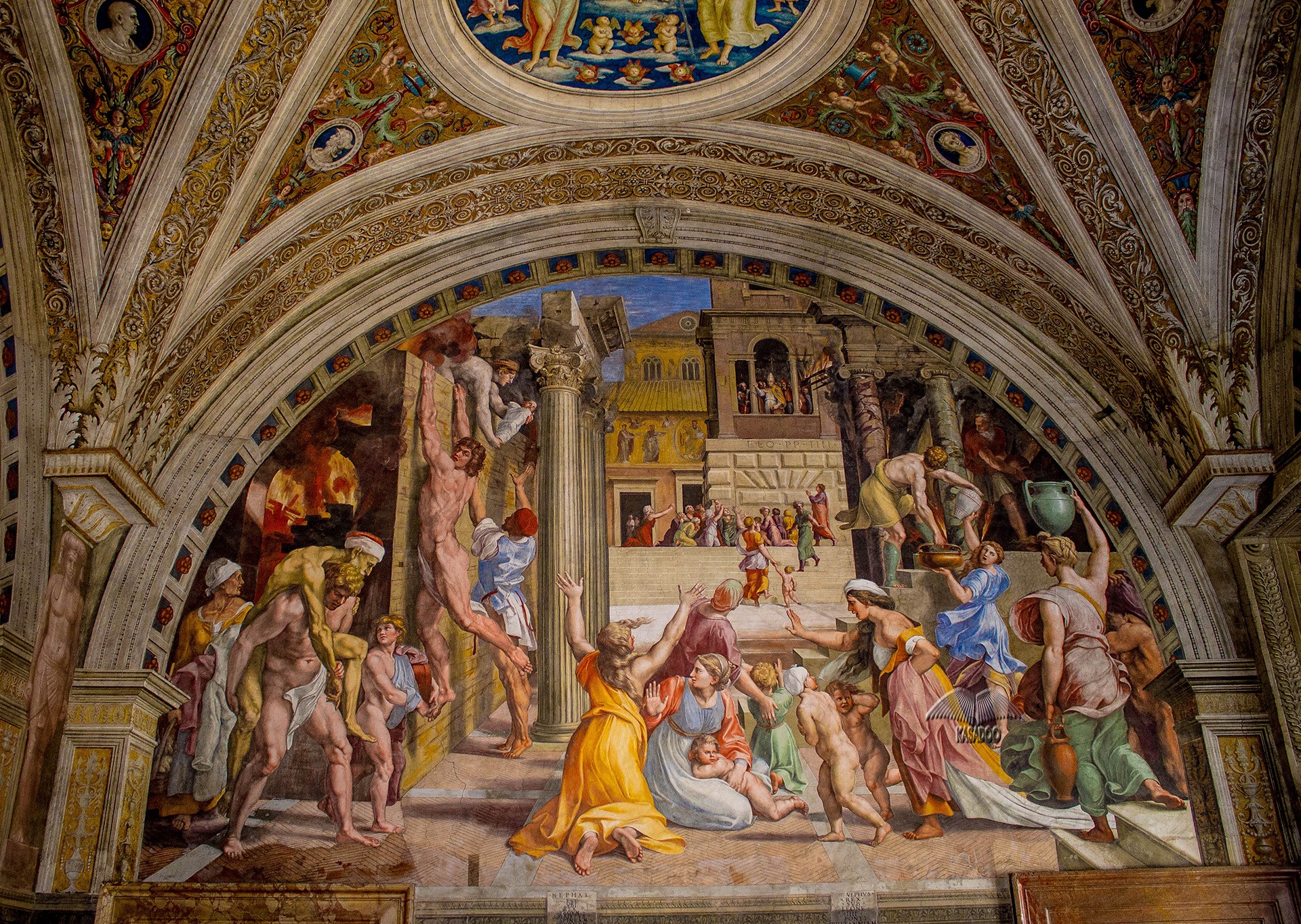 Incredibili affreschi Musei Vaticani