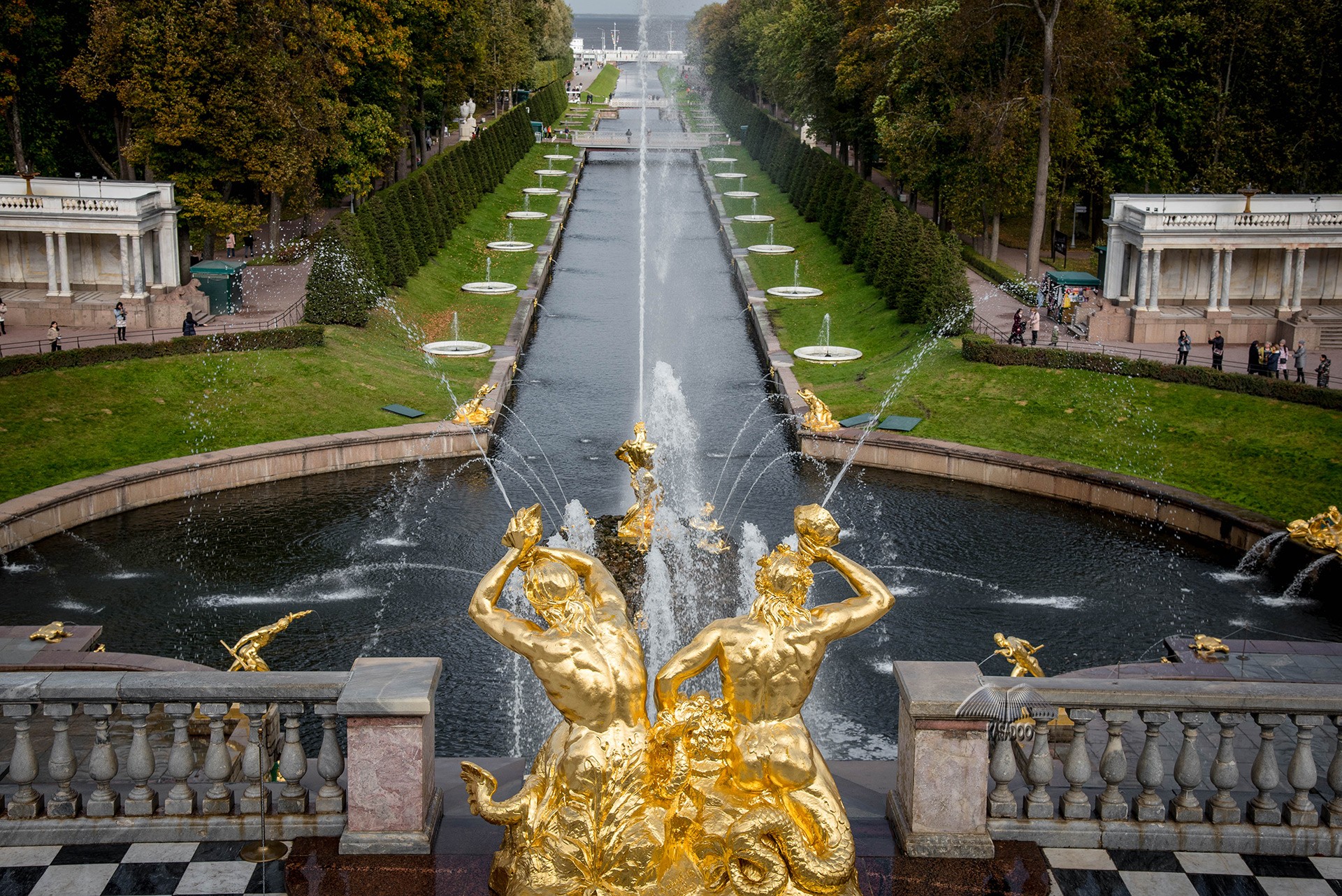 Back of the Fountain