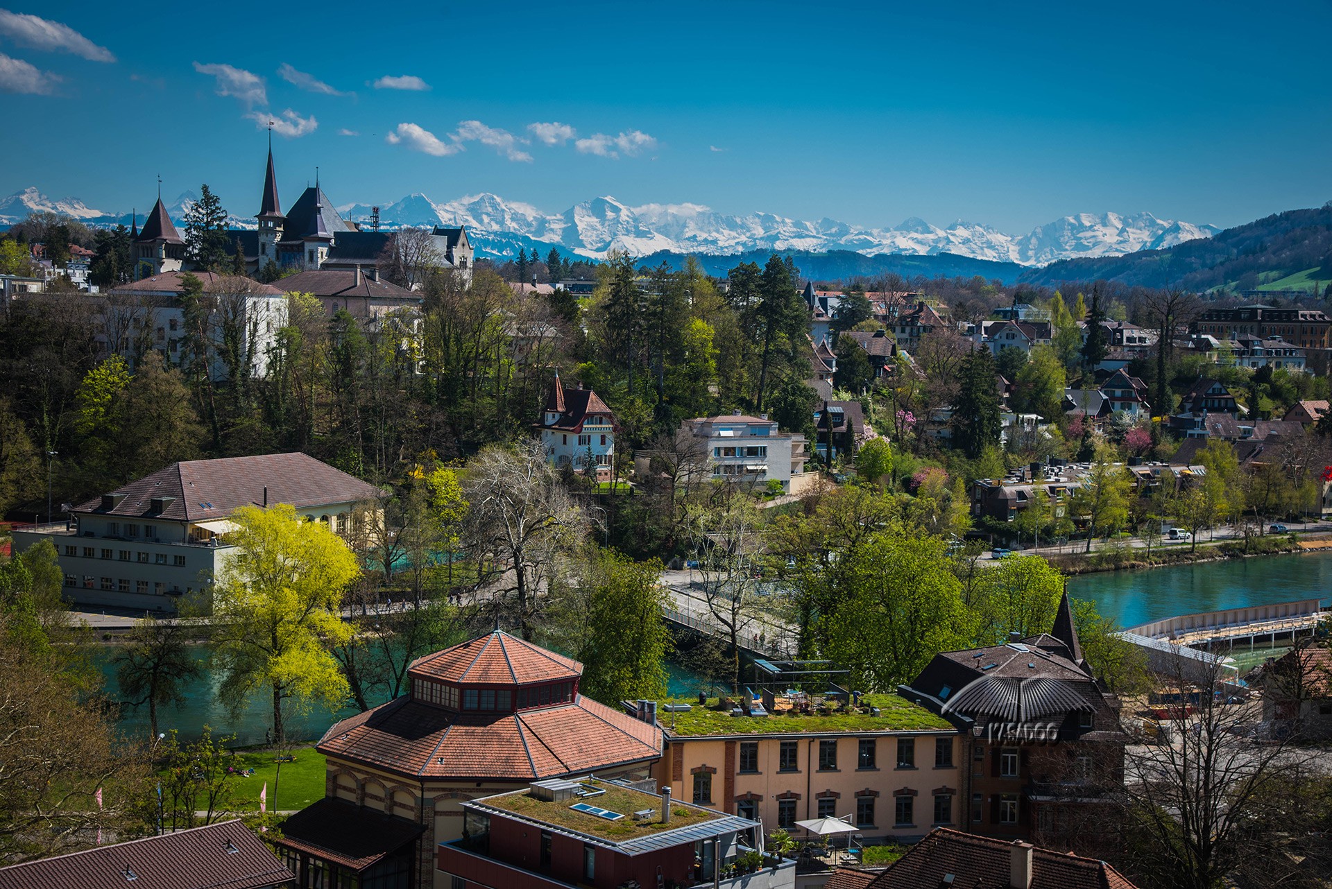 Bern şehir manzarası