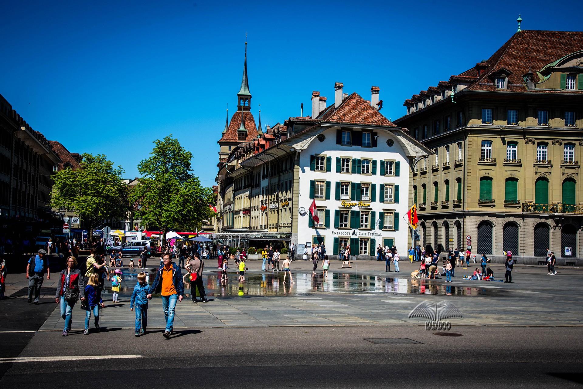 Bern-İsviçre şehir merkezi