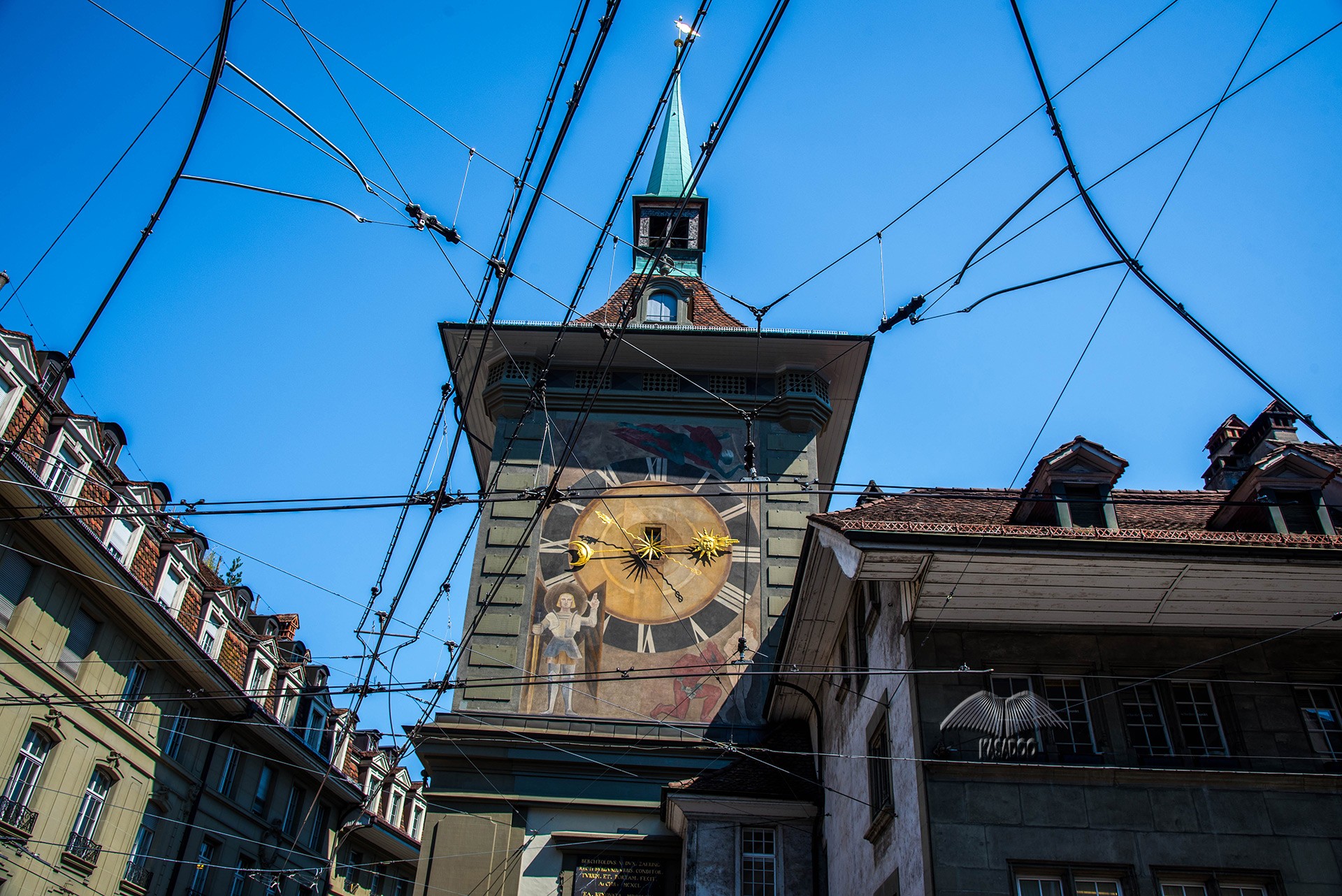 Bern-İsviçre'deki Saat Kulesi