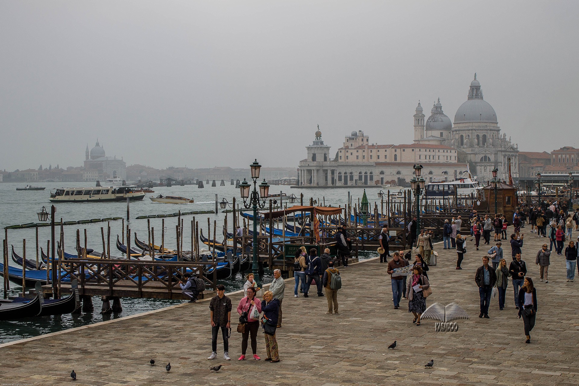 Docks near St Mark Square in Venice