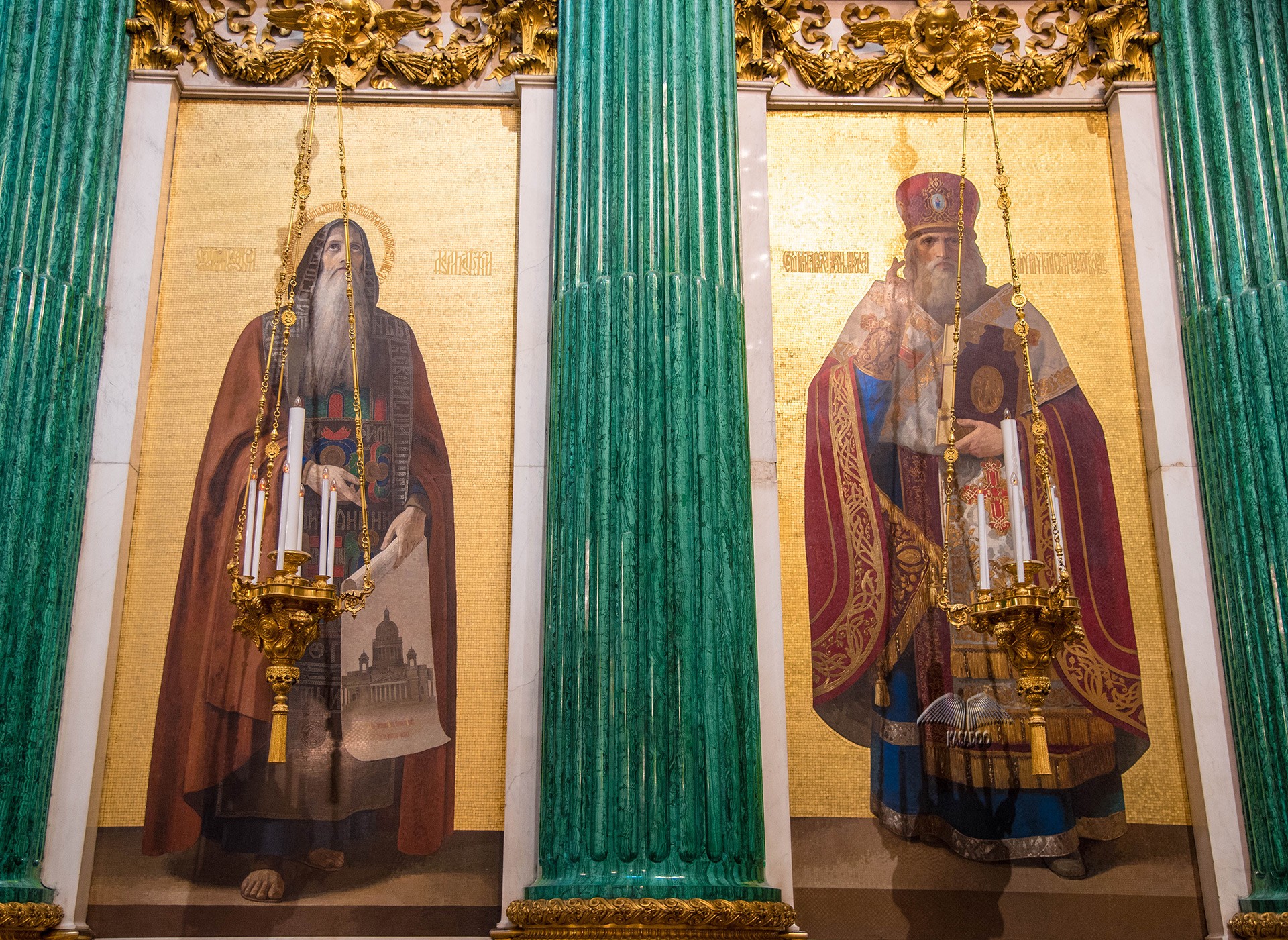 Freske u katedrali Svetog Isaka