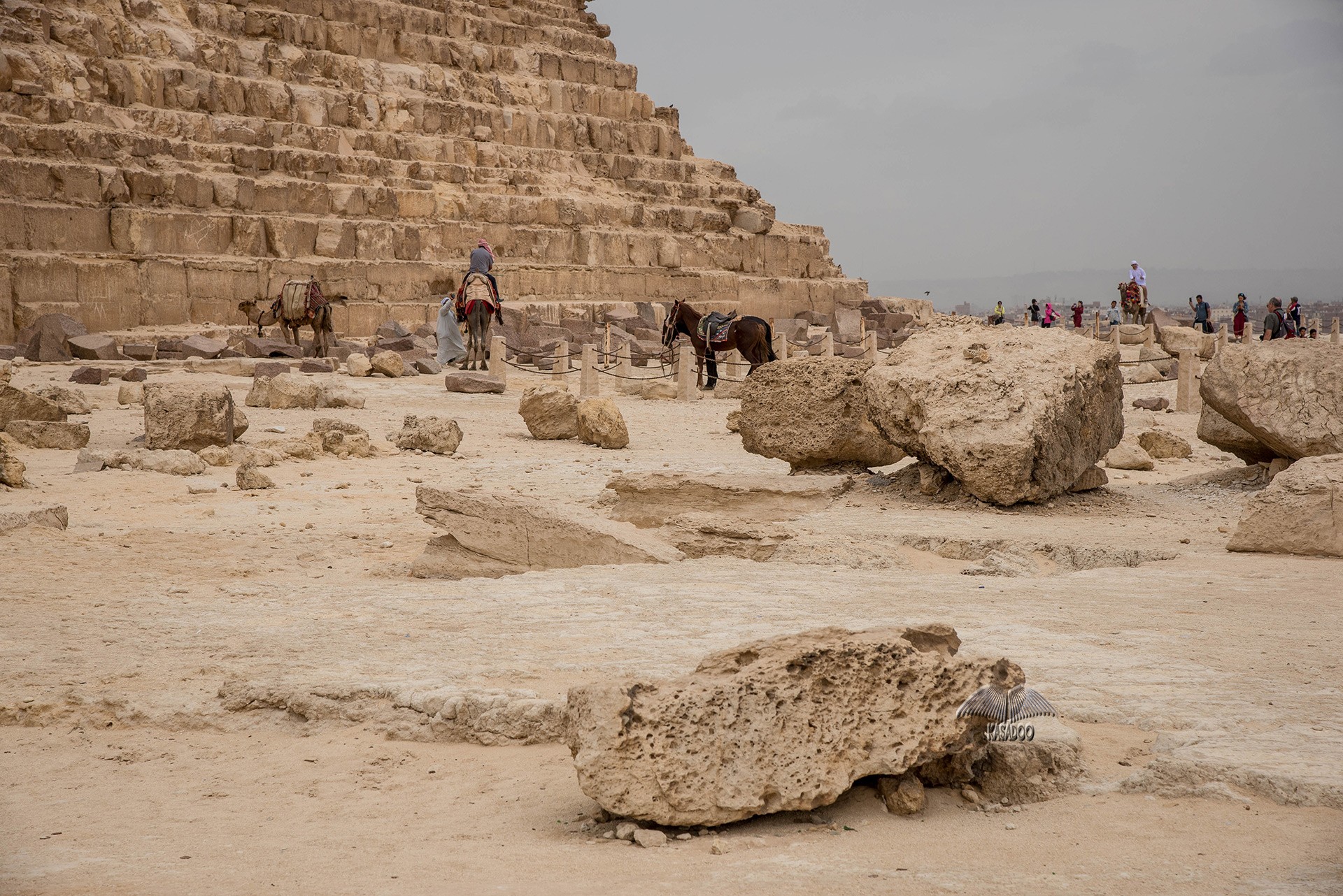 Überreste der großen Pyramide