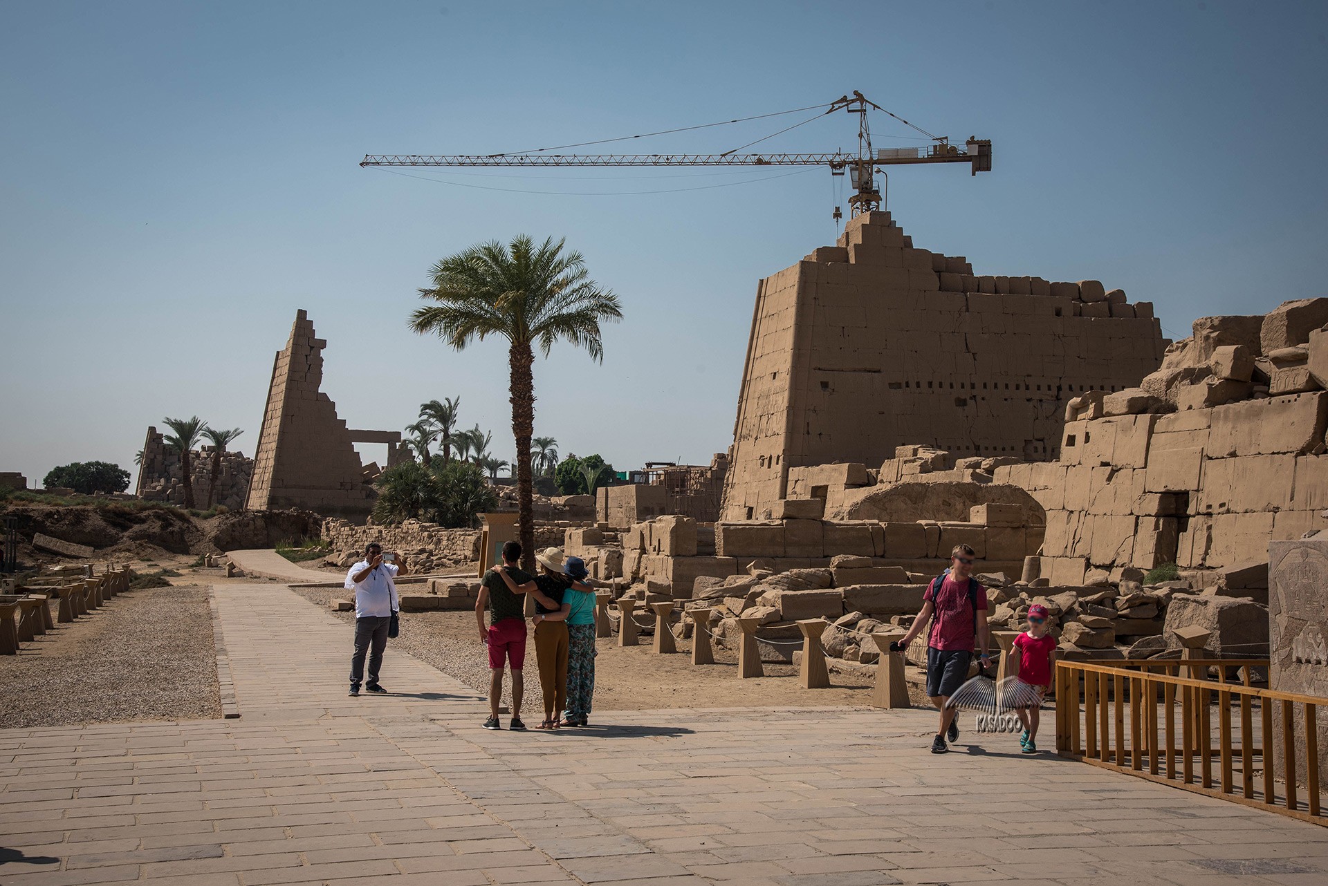 Karnak tapınağının kalıntıları