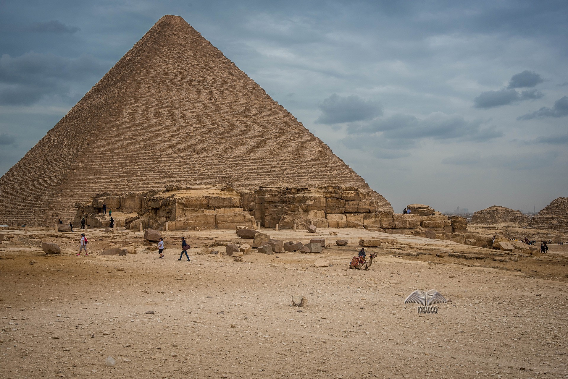 Die große Pyramide von Giza