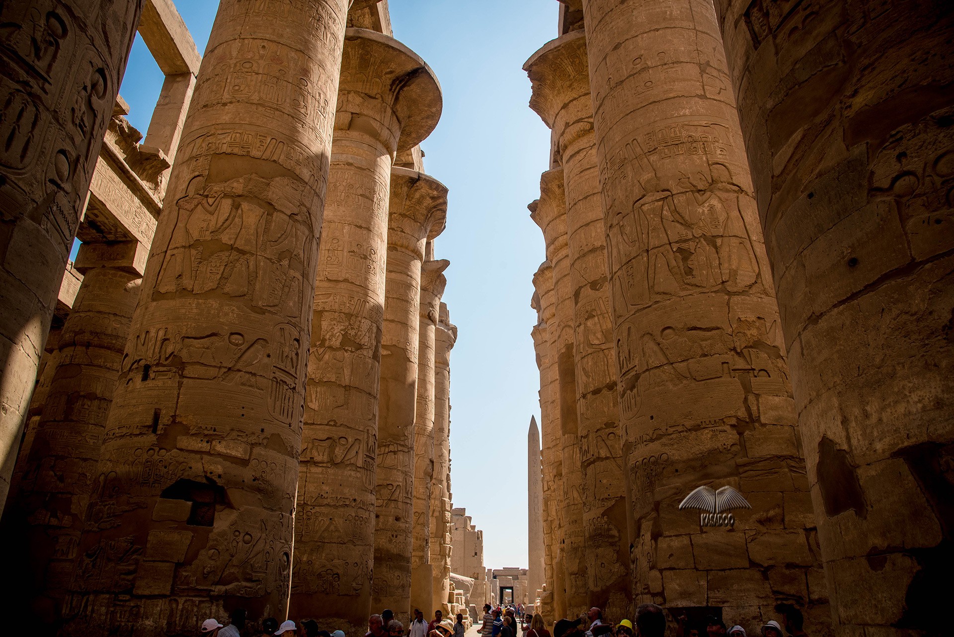 The Hypostyle Hall built by Seti I