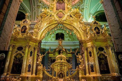 Altar in the Cathedral of Peter and Paul