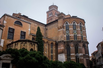 Basilica Santa Maria Gloriosa dei Frari in Venice-Italy