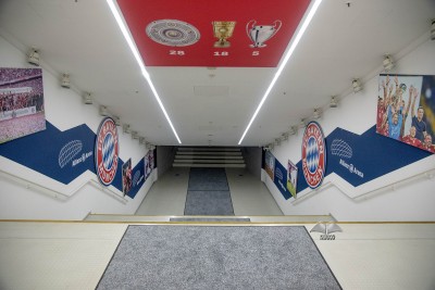 Túnel del estadio Bayern Munich