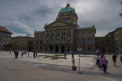 Bundeshaus-the Swiss Parliament Building-Bern-Switzerland