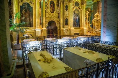 Burial place of the royal Romanov family