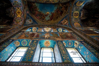 Ceilings of the Church on Spilled Blood