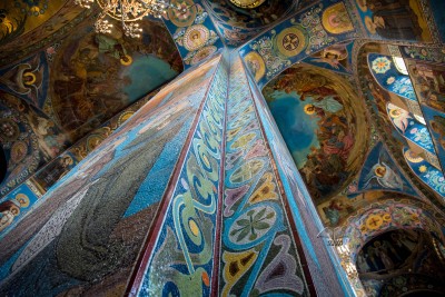 Mosaicos ortodoxos-Iglesia del Salvador sobre la sangre