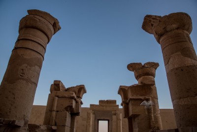Columns in Al Deir Al Bahari Temple