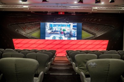Sala de conferencias en el Bayern Munich Estadio
