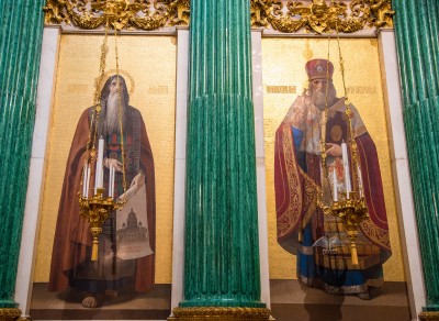 Frescos en la Catedral de San Isaac