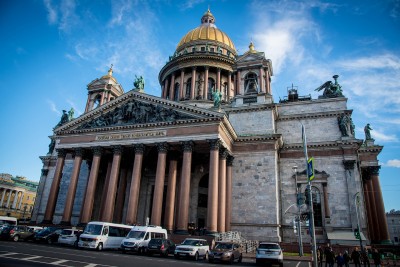 Front side Saint Isaac Cathedral