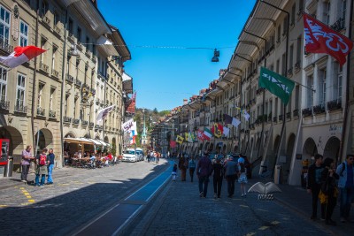 Kramgasse street-historical center of Bern