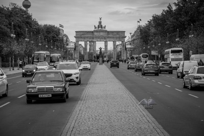 One of the best-known landmarks of Germany- Brandenburg Gate in Berlin