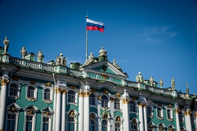 Bandera rusa - Hermitage