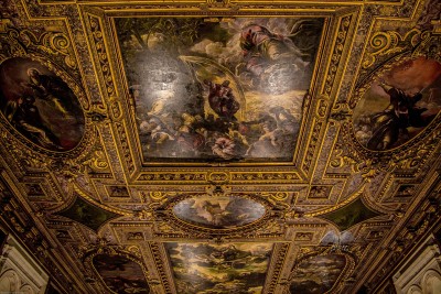 Sealings in the Great School of San Rocco in Venice-Italy