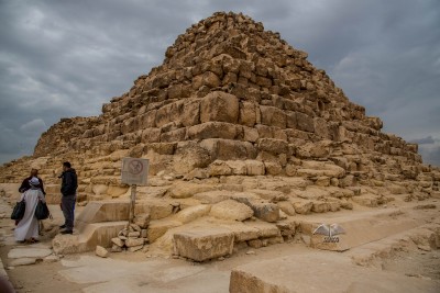 The Small pyramid in Giza