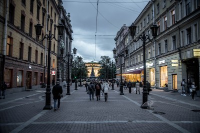 Calle en San Petersburgo