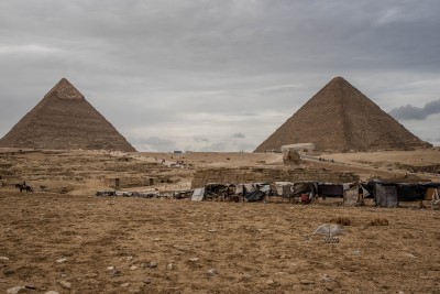 Las pirámides de Keops y Khafre