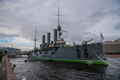 Русский боевой корабль времен Второй мировой войны